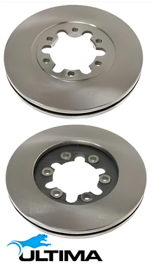 ULTIMA FRONT VENTED DISC BRAKE ROTORS FOR MAZDA BONGO FRIENDEE SGL5 WLAT 2.5L V6 FOR 1.5L TON MODELS