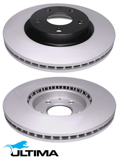 ULTIMA FRONT VENTED DISC BRAKE ROTOR SET TO SUIT MAZDA CX-30 DM PY-ZC 2.0L 2.5L I4