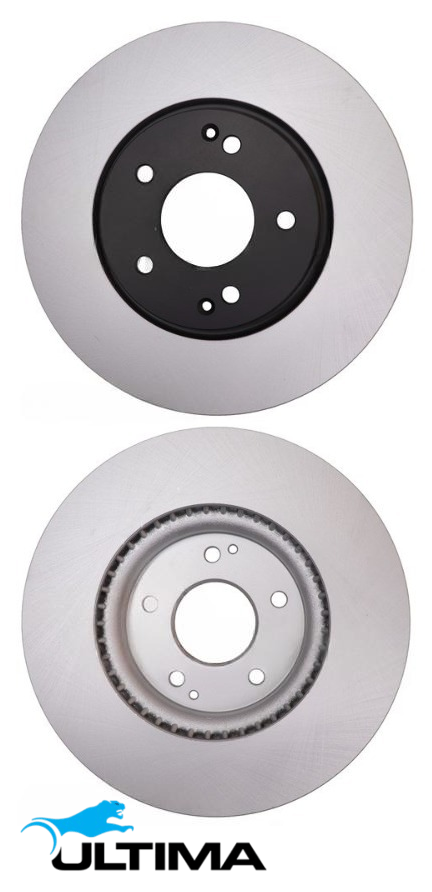 ULTIMA FRONT VENTED DISC BRAKE ROTORS TO SUIT SSANGYONG KORANDO C200 C300 M172.950 G15DTF 1.5 2.0 I4