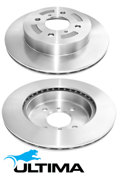 ULTIMA FRONT VENTED DISC BRAKE ROTOR SET TO SUIT HOLDEN CRUZE YG M15A 1.5L I4