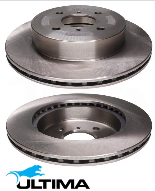 ULTIMA FRONT VENTED DISC BRAKE ROTOR SET TO SUIT SUZUKI IGNIS RG413 RG415 M13A M15A 1.3L 1.5L I4