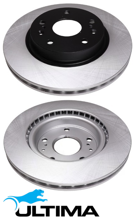 ULTIMA FRONT VENTED DISC BRAKE ROTOR SET TO SUIT SUZUKI S-CROSS JY M16A K14C TURBO 1.6L 1.4L I4