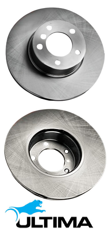 ULTIMA FRONT VENTED DISC BRAKE ROTOR SET TO SUIT AUDI A4 B6 BDV BBJ 2.4L 3.0L V6 OD 312MM