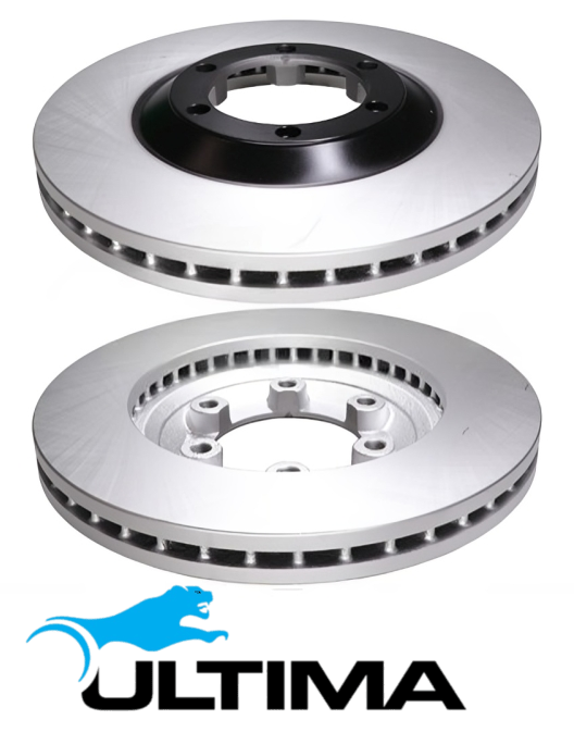 FRONT VENTED DISC BRAKE ROTORS TO SUIT ISUZU D-MAX TFS TFR 4JJ1-TCX 3.0 I4 OD 280MM EXCEPT SPACE CAB