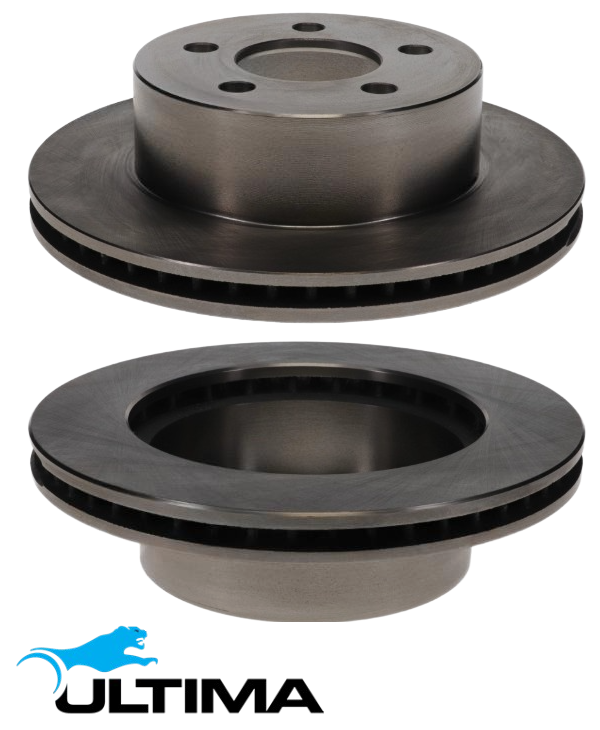 ULTIMA FRONT VENTED DISC BRAKE ROTOR SET TO SUIT JEEP ERH 4.0L I6