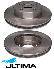 ULTIMA FRONT VENTED DISC BRAKE ROTOR SET TO SUIT JEEP GRAND CHEROKEE WG ENF TURBO DIESEL 2.7L I5