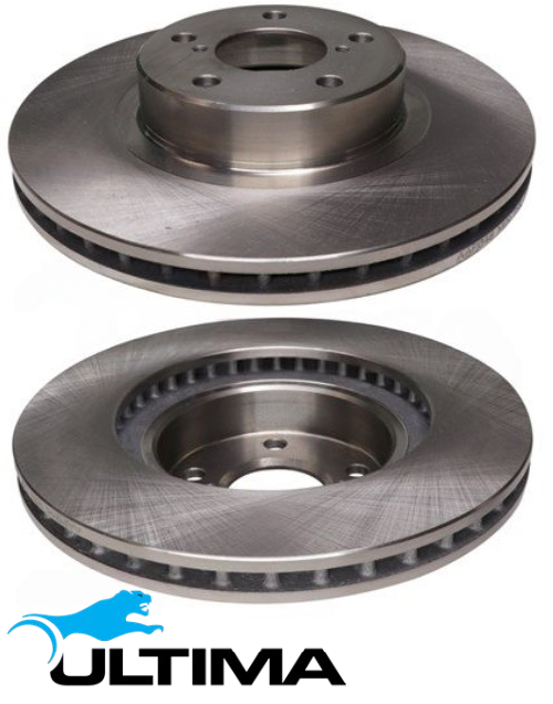 ULTIMA FRONT VENTED DISC BRAKE ROTOR SET TO SUIT SUBARU LEGACY BP EZ30D 3.0L F6