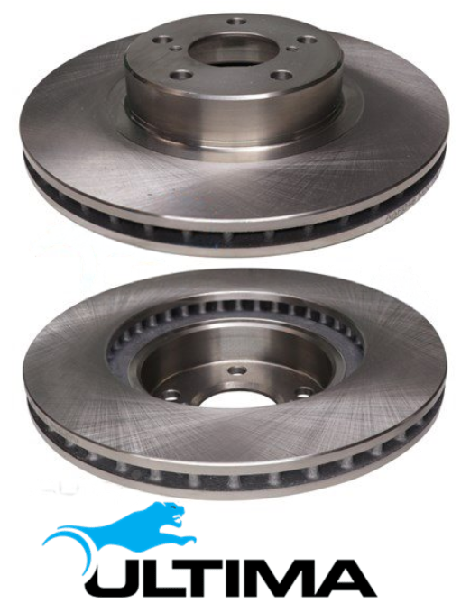 FRONT VENTED DISC BRAKE ROTOR SET TO SUIT SUBARU IMPREZA GF GD GG G3 EJ205 2.0 F4 EXCEPT G22 CHASSIS