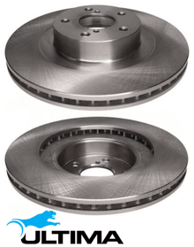 ULTIMA FRONT VENTED DISC BRAKE ROTORS TO SUIT SUBARU FORESTER SJ FB20A 2.0L F4 SUITS 110KW OD 294MM