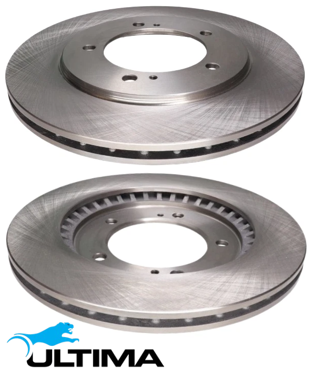 ULTIMA FRONT VENTED DISC BRAKE ROTOR SET TO SUIT SUZUKI GRAND VITARA SQ420 J20A 2.0L I4