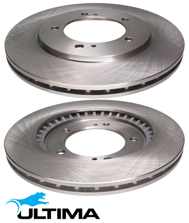 ULTIMA FRONT VENTED DISC BRAKE ROTOR SET TO SUIT SUZUKI H25A H27A 2.5L 2.7L V6