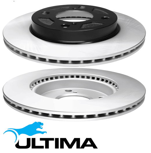 ULTIMA FRONT VENTED DISC BRAKE ROTOR SET TO SUIT SUZUKI SWIFT AZ K12C 1.2L I4