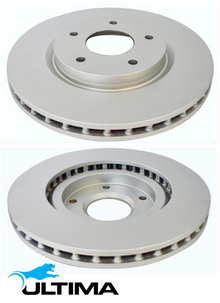 ULTIMA FRONT VENTED DISC BRAKE ROTOR SET TO SUIT HOLDEN LS1 5.7L V8