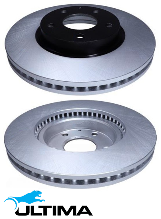 ULTIMA FRONT VENTED DISC BRAKE ROTOR SET TO SUIT MAZDA6 GL PY-VPS PY-VPTS 2.5L I4 WAGON ONLY