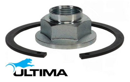 2 X ULTIMA FRONT WHEEL BEARING KIT TO SUIT MAZDA B2600 BRAVO UN G6 2.6L I4 AUTO HUB TYPE 4WD ONLY
