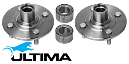 2 X ULTIMA FRONT WHEEL HUB & BEARING ASSEMBLY TO SUIT FORD TERRITORY SY BARRA 245T TURBO 4.0L I6