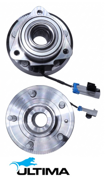 PAIR OF ULTIMA FRONT WHEEL HUB AND BEARINGS ASSEMBLY TO SUIT HOLDEN CAPTIVA CG Z22D1 TURBO DIESEL 2.2L I4 SUITS 5 LS MODEL