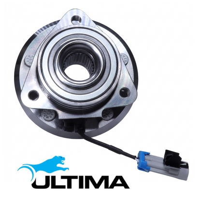 PAIR OF ULTIMA FRONT WHEEL HUB AND BEARINGS ASSEMBLY TO SUIT HOLDEN CAPTIVA CG Z22D1 TURBO DIESEL 2.2L I4 SUITS 5 LS MODEL