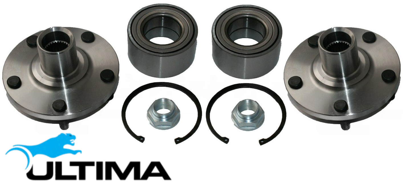 2 X ULTIMA FRONT WHEEL HUB & BEARING ASSEMBLY TO SUIT LEXUS RX300 MCU15R 1MZ-FE 3.0L V6 TILL 12/2000