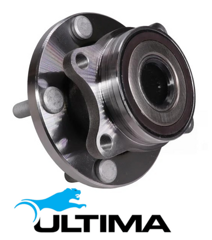 2 X ULTIMA FRONT WHEEL HUB AND BEARING ASSEMBLY TO SUIT SUBARU WRX V1 V10 G3 G22 FA20 FA20E EJ257 TURBO 2.0L 2.5L F4