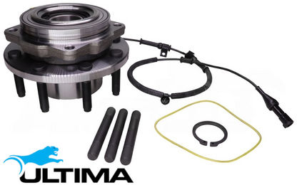 2 X FRONT WHEEL HUB AND BEARING ASSEMBLY FOR FORD F-250 RM RN 445 7.3L V8 FOR 4WD SINGLE REAR WHEELS