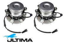 2 X ULTIMA FRONT WHEEL HUB AND BEARING ASSEMBLY TO SUIT NISSAN NAVARA D23 NP300 QR25DE 2.5L I4