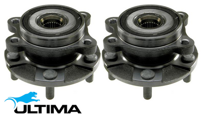 2 X ULTIMA FRONT WHEEL HUB AND BEARING ASSEMBLY TO SUIT TOYOTA 2ZR-FE 3ZR-FE 2ZR-FAE 1.8L 2.0L I4