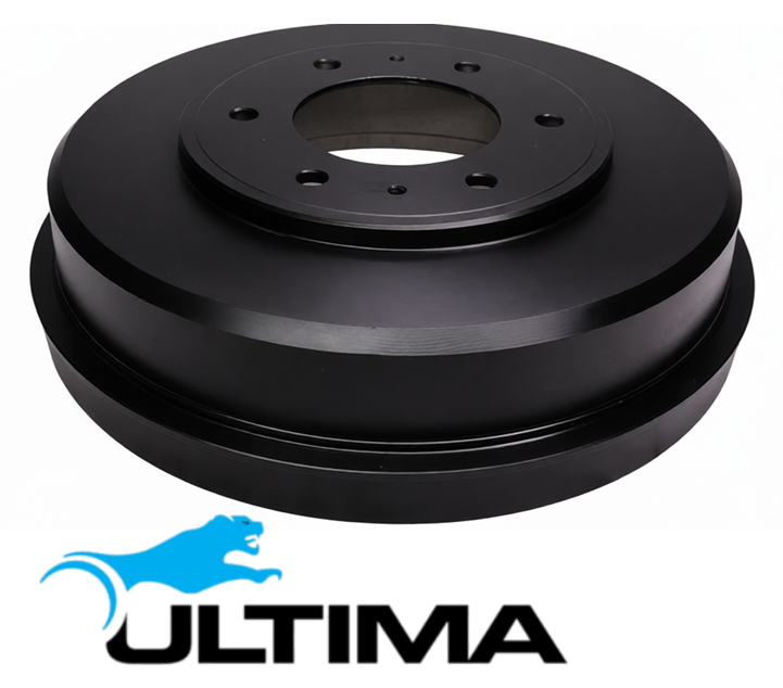 ULTIMA REAR DRUM BRAKE SET TO SUIT MITSUBISHI TRITON ML 6G74 3.5L V6 SUITS RWD