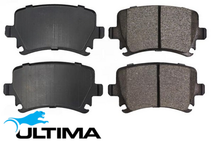 ULTIMA REAR BRAKE PAD SET TO SUIT VOLKSWAGEN PASSAT B5 BBG 2.8L V6 FROM 07/2004