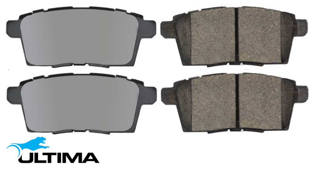 ULTIMA REAR BRAKE PAD SET TO SUIT MAZDA CX-7 ER L3-VDT TURBO 2.3L I4 4WD ONLY