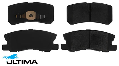 ULTIMA REAR BRAKE PAD SET TO SUIT MITSUBISHI ASX XA 4B10 4B11 4N13 4N14 1.8L 2.0L 2.3L I4