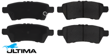 ULTIMA REAR BRAKE PAD SET TO SUIT NISSAN PATHFINDER R51 YD25DDTI TURBO DIESEL 2.5L I4