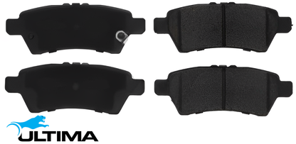 ULTIMA REAR BRAKE PAD SET TO SUIT NISSAN PATHFINDER R51 YD25DDTI TURBO DIESEL 2.5L I4