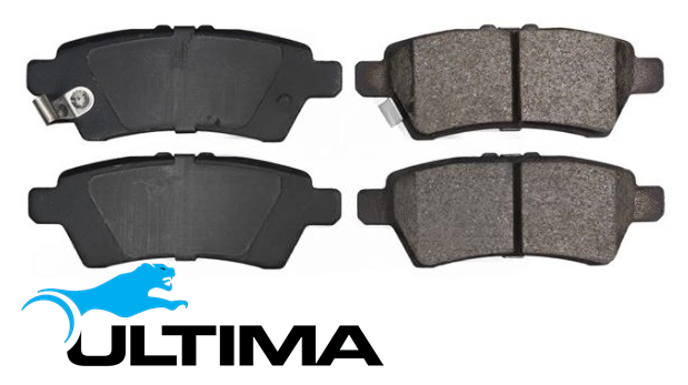 ULTIMA REAR BRAKE PAD SET TO SUIT NISSAN PATHFINDER R51 YD25DDTI TURBO DIESEL 2.5L I4