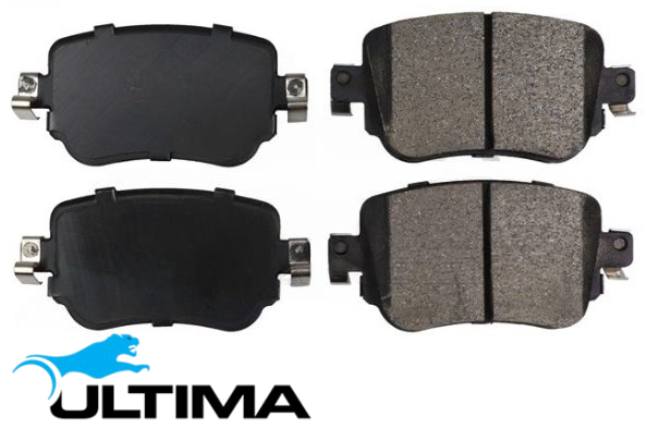 ULTIMA REAR BRAKE PAD SET TO SUIT SKODA OCTAVIA NE DLBA TURBO 2.0L I4 TILL 12/2020