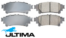 ULTIMA REAR BRAKE PAD SET TO SUIT TOYOTA KLUGER GSU50R GSU55R 2GR-FE 2GR-FKS 3.5L V6