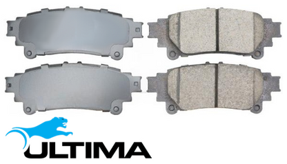 ULTIMA REAR BRAKE PAD SET TO SUIT TOYOTA KLUGER GSU50R GSU55R 2GR-FE 2GR-FKS 3.5L V6