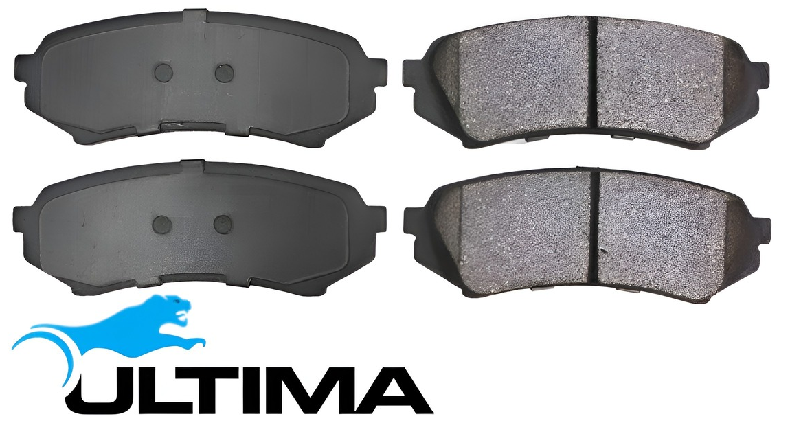ULTIMA REAR BRAKE PAD SET TO SUIT TOYOTA LANDCRUISER HDJ100R 1HD-FTE TURBO DIESEL 4.2L I6