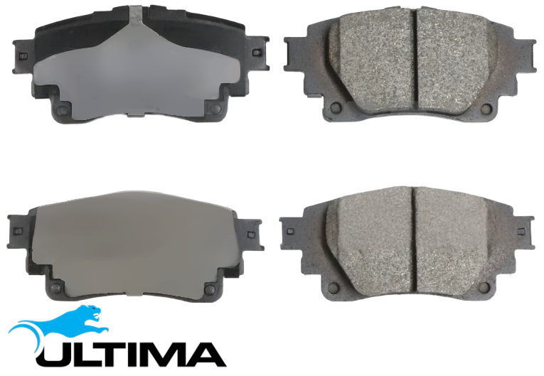 ULTIMA REAR BRAKE PADS FOR TOYOTA COROLLA MZEA12R ZWE211R M20A-FKS 2ZR-FXE 1.8L 2.0L I4 EXCEPT WAGON