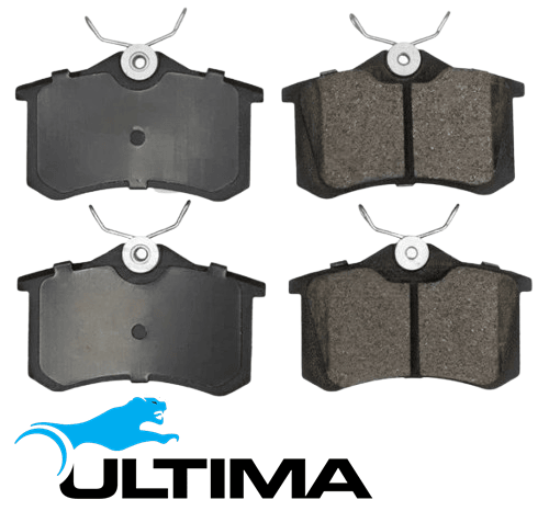 ULTIMA REAR BRAKE PAD SET TO SUIT VOLKSWAGEN PASSAT B5 BDN 4.0L W8