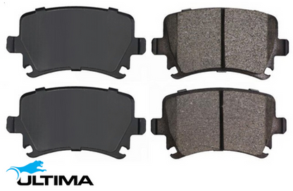 ULTIMA REAR BRAKE PAD SET TO SUIT VOLKSWAGEN GOLF MK.6 CAVD TURBO SUPERCHARGED 1.4L I4 SUITS WAGON ONLY