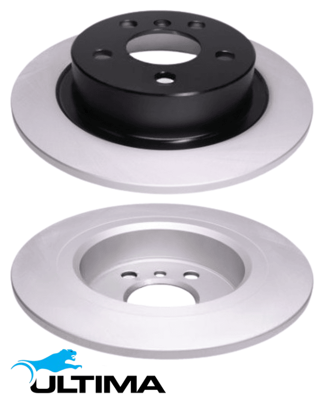 ULTIMA REAR SOLID DISC BRAKE ROTORS TO SUIT BMW 2 SERIES 220I B48A20A B48A20F 2.0L I4 SUITS F25 ONLY