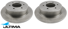 ULTIMA REAR SOLID DISC BRAKE ROTOR SET TO SUIT FORD EVEREST UA P5AT TURBO DIESEL 3.2L I5