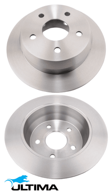 ULTIMA REAR SOLID DISC BRAKE ROTOR SET TO SUIT JEEP GRAND CHEROKEE WG WJ EVA 4.7L V8 OD 305MM