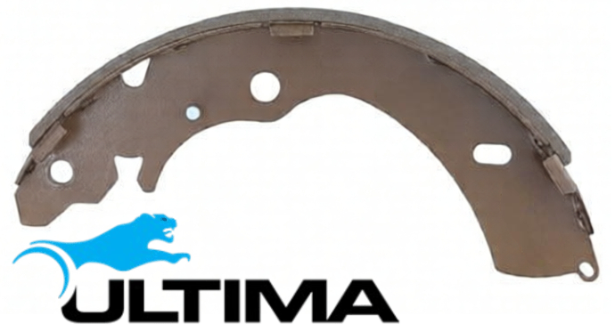 ULTIMA REAR BRAKE SHOE SET TO SUIT ISUZU D-MAX TFR 4JJ1-TCX 3.0L I4 SUITS SX SPACE CAB MODEL