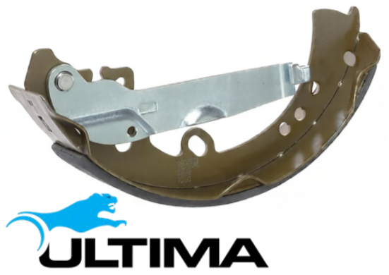 ULTIMA REAR BRAKE SHOE SET TO SUIT TOYOTA HILUX GUN126R GUN135R GUN136R 1GD-FTV 2GD-FTV 2.4L 2.8L I4