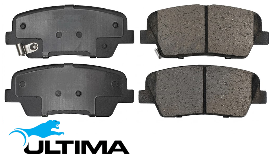 ULTIMA REAR BRAKE PAD SET TO SUIT LDV V80 K1 SC25R136Q4 TURBO DIESEL 2.5 I4