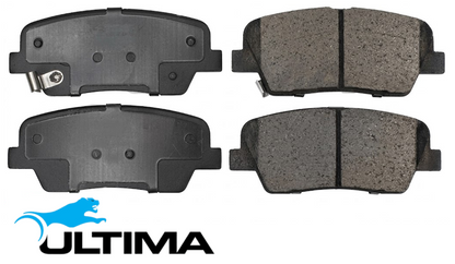 ULTIMA REAR BRAKE PAD SET TO SUIT LDV V80 K1 SC25R136Q4 TURBO DIESEL 2.5 I4