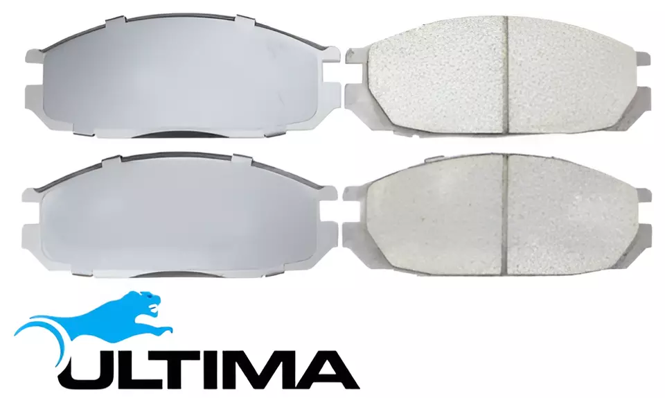 ULTIMA REAR CERAMIC BRAKE PAD SET FOR NISSAN PATROL GQ TB42E RB30 RD28T TURBO DIESEL 2.8L 3.0 4.2 I6
