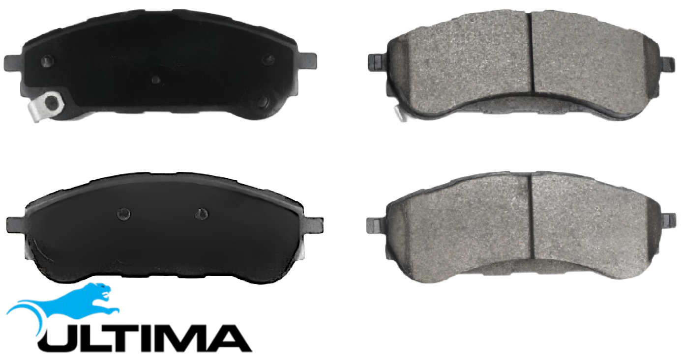 ULTIMA REAR CERAMIC BRAKE PAD SET TO SUIT FORD RANGER PX3 YN2S TWIN TURBO DIESEL 2.0 I4 CHASSIS MFE6
